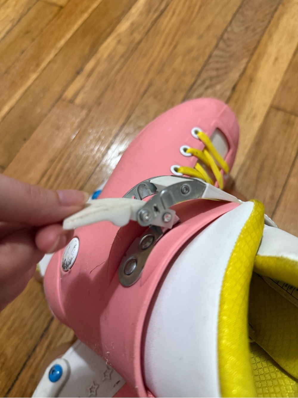 Impala Pink & Yellow Inline Roller Skates - Picture 5 of 10